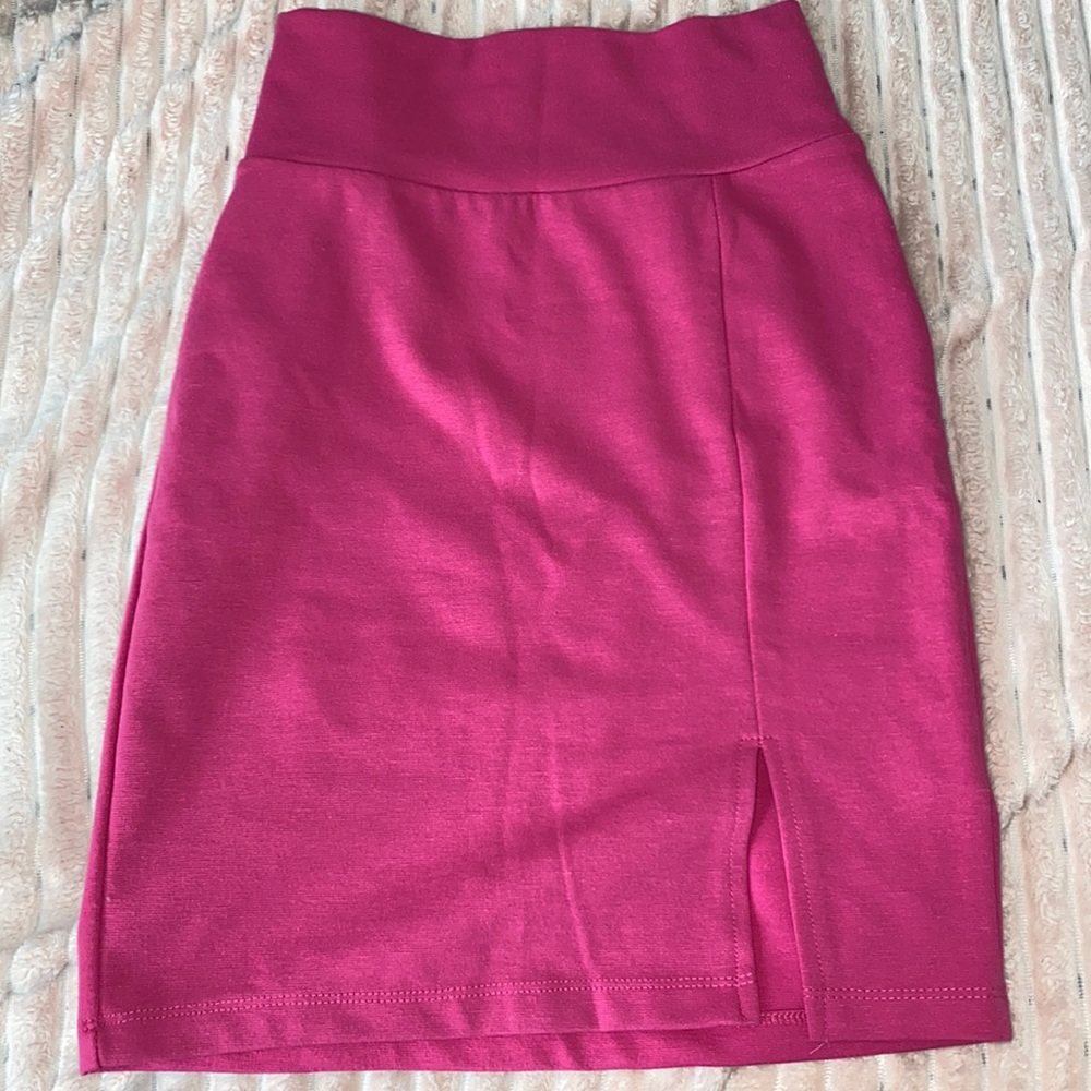Pink Pencil Skirt